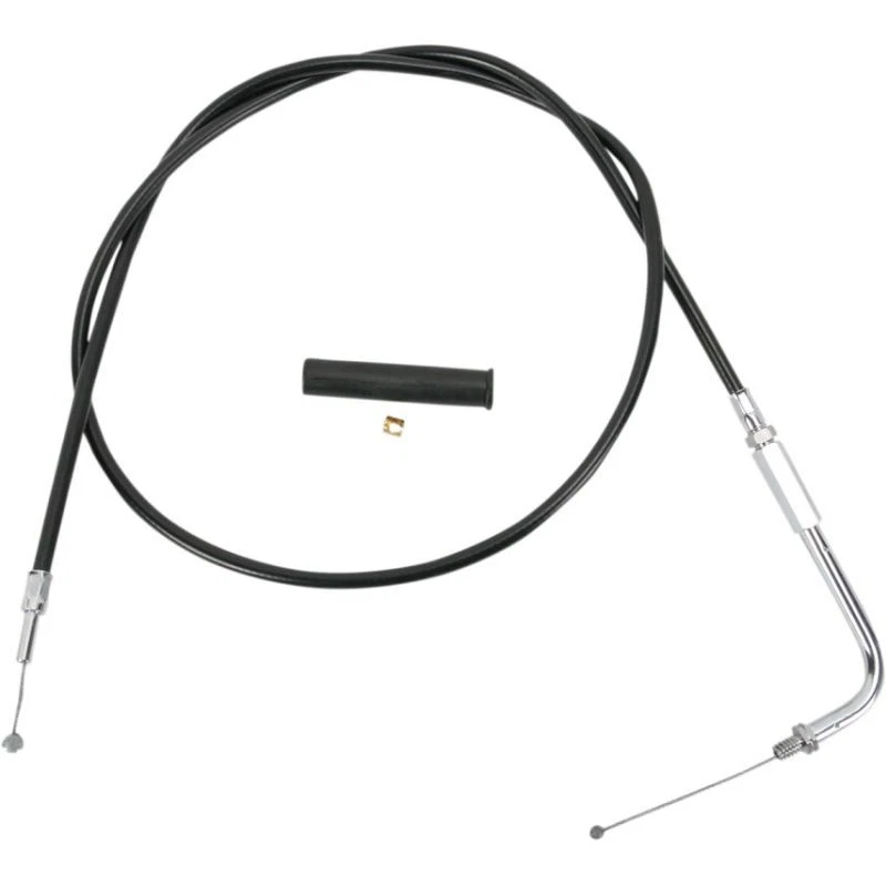 Drag Specialties 38 Inch Black Vinyl Throttle Cable Harley FXSTC FLSTN FXLR XLH - Image 1 of 1