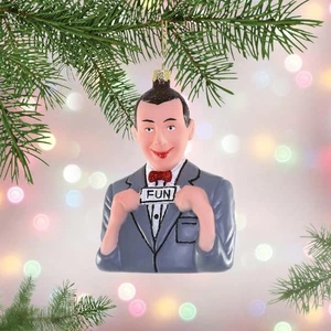 PEE WEE HERMAN ORNAMENTO 5" Icono de Cómic Cody Foster & Co Casa de Juegos de Navidad NUEVO - Imagen 1 de 6
