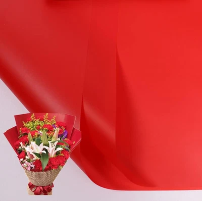20 Sheets Flower Bouquets Wrapping Paper,Waterproof Frosted Gift Packaging Paper - Image 1 of 4