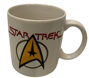 Vintage Star Trek Coffee Mug Cup 1994 STAR FLEET Command LOGO Pfaltzgraff  - Picture 1 of 4