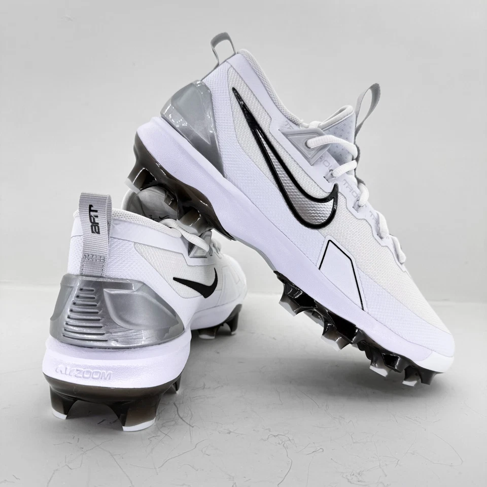 Nike Force Trout 9 Elite Low MCS White Baseball Cleats [FZ0884-102] Multiple Szs - Image 1 of 4