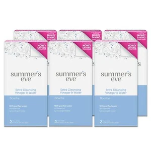 Summer's Eve Extra Reinigungsessig 9 flüssige Unzen 6er Pack Vaginaldusche - Bild 1 von 8