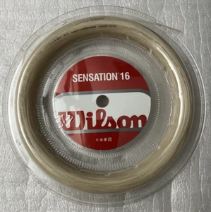 Carrete de tenis natural Wilson Sensation 16 1,30 mm 125 ft 38,5 m totalmente nuevo - Imagen 1 de 2