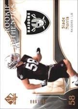 2009 SP Authentic Bronze Oakland Raiders Football Card #278 Slade Norris /150
