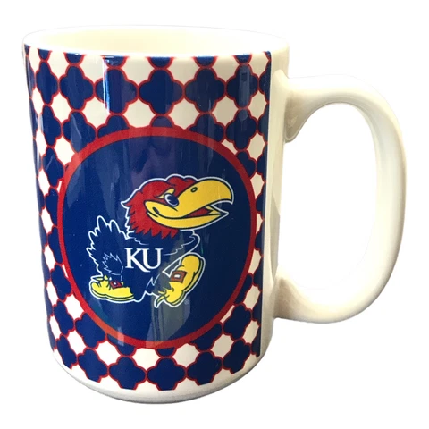 NCAA 15oz Ceramic Diamond Mug Cover
