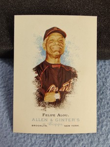 2006 TOPPS ALLEN & GINTER FELIPE ALOU #298 SAN FRANCISCO GIANTS MANAGER