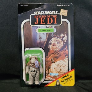 Vintage Star Wars Return of the Jedi ROTJ Chief Chirpa 1983 65-back