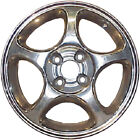 15x6 5 Spoke Refurbished Aluminum Wheel Painted Bright Sparkle Silver 560-63833
