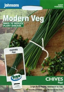 Johnsons Seeds - Pictorial Pack - Herb - Chives Biggy - 500 Seeds - Picture 1 of 1
