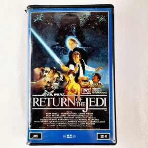 Star Wars Return Of The Jedi, VHS 1983, Carrie Fisher, CBS FOX Clamshell. - Picture 1 of 18