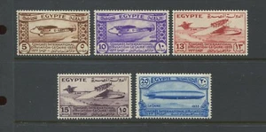 Egypt 1933 Aviation set unmounted mint NH - Picture 1 of 1