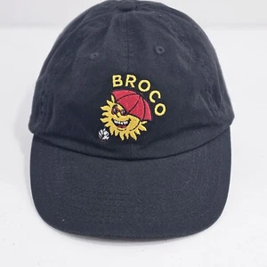 Broco Herren Mütze Kappe Strapback verstellbar Broco bestickt 100 % Baumwolle schwarz - Bild 1 von 11