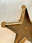 HUGE EXTRA LARGE STAR COPPER COOKIE CUTTER 9 Inches Vintage With Handle