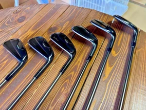 ◼️6pcs◼️ Titleist T200 Black Iron set 6clubs 5-PW Shaft NSpro 105t Flex S FS - Picture 1 of 15