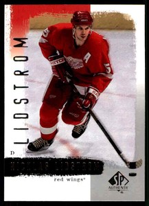 2000-01 Upper Deck SP Authentic Nicklas Lidstrom #33