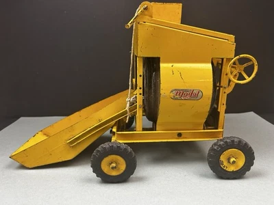 Juguete de construcción mezcladora de concreto Jaeger Doepke 14" años 50 vintage. Bonito Original Foto 1 de 4