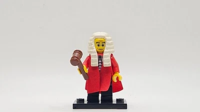 LEGO minifigura Juez col09-10 col138 CMF Serie 9 batas de mazo coleccionables Foto 1 de 4