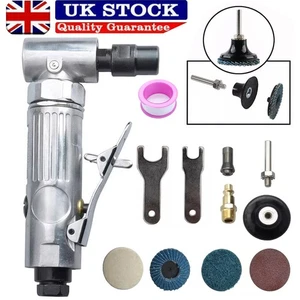 90° Air Right Angel Die Grinder Polisher Sander Grinding Cutting Polishing Kit - Picture 1 of 14