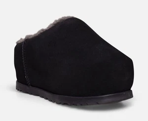 Neu ohne Karton UGG UGG schwarz Wildleder gepumpt Komfort Slide Plateau Slipper Größe W 9/Eur40 - Bild 1 von 7