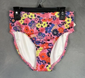 Melrose And Market Floral Girls Swim Bottoms Bikini Child Size 12 - Picture 1 of 5