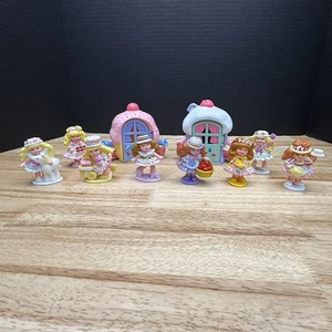 Vintage 1989 Mattel Cherry Merry Muffin Miniatures Houses Mini Figures Bundle - Picture 1 of 16