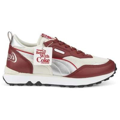 Zapatillas informales PUMA Coca Cola X Rider Fv metálicas con cordones para mujer talla 11 M Foto 1 de 4