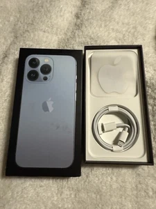 Apple iPhone 13 Pro Sierra Blue BOX ONLY- Original Packaging W/inserts/cable - Photo 1 sur 5