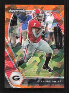 D'Andre Swift  2021  Panini Prizm Draft Picks Collegiate  Orange Ice Georgia #75 - Picture 1 of 2
