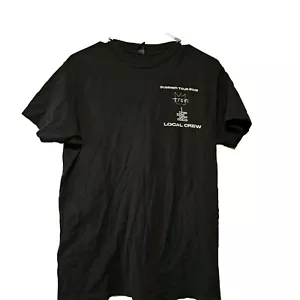 Train And The Goo Goo Dolls Summer Tour 2019 Local Crew T-shirt Medium black - Picture 1 of 4