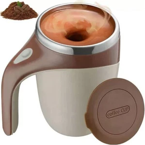 Automatic Magnetic Self Mixing Stainless Steel Cofee Cup Milk Self Stirring Mug - Picture 1 of 12