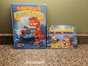 Garfield Books HC "in the rough" & "Furry Tales" Lot of 2 90s Vintage - Bild 1 von 8