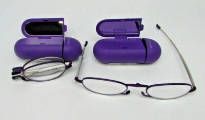Lectores Plegables Microvision Púrpura Gwendolyn Gideon +2.00, Paquete de 2, Nuevos Foto 1 de 4