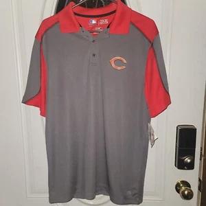 New With Tags MLB Cincinnati Reds Polo Size LG TX3 Cool Great Father's Day Gift - Picture 1 of 9