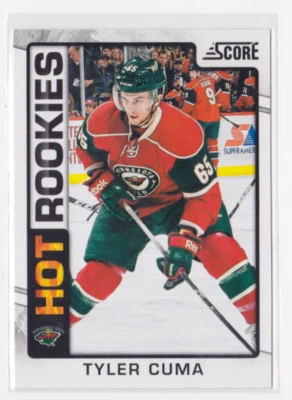 2012-13 PANINI SCORE HOT ROOKIES INSERT TYLER CUMA #536 MINNESOTA WILD - Image 1 of 2