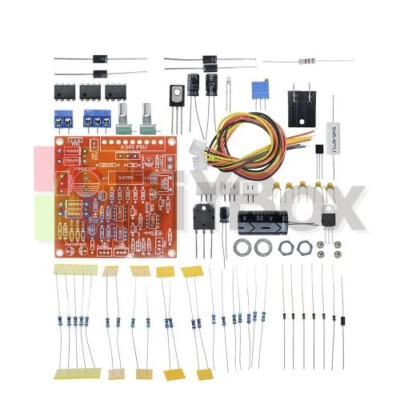 Continuously Adjustable DC Regulated Power Supply DIY Kit PCB Red 0-30V 2mA-3A  - Image 1 of 4