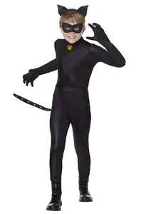Miraculous Unisex Cat Noir Boys Girls Halloween Costume Medium 8 - 5 Piece Set - Picture 1 of 1