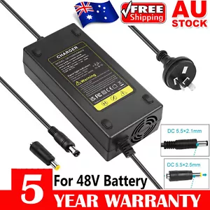 54.6V 2A Charger for 48V 13s Li-ion Lithium Battery Pack Electric Bicycle E-bike - Picture 1 of 9