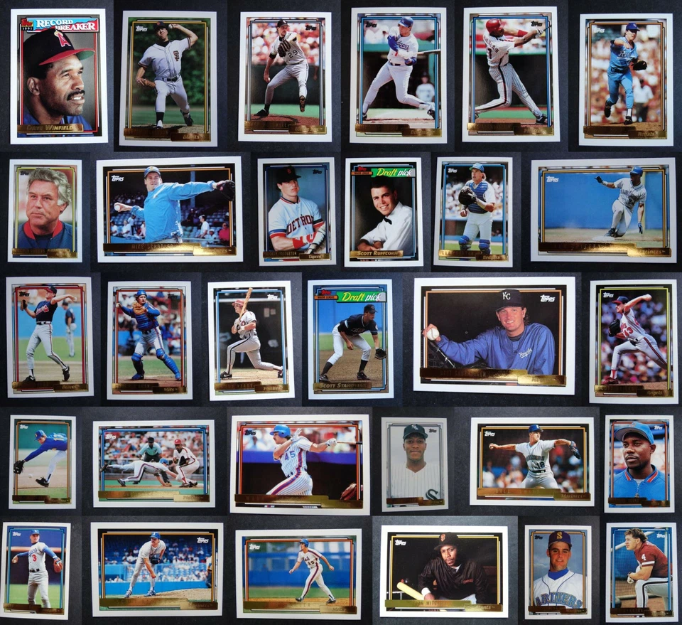 1992 Topps Gold Baseball Cards Complete Your Set You U Pick From List 1-200 - Image 1 of 1
