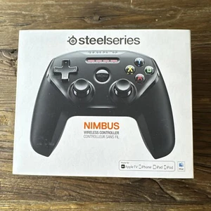 SteelSeries Nimbus Bluetooth Mobile Gaming Controller Black Apple & Mac - Picture 1 of 6