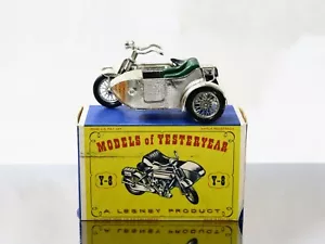 Matchbox Lesney Models Of Yesteryear No. Y8 1914 Sunbeam Motor Cycle In Box - Picture 1 of 11