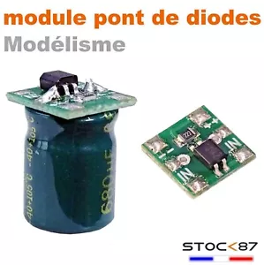 mini module pour éclairage LED voiture voyageur train Jouef, Roco, Lima, Piko - Afbeelding 1 van 7