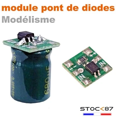 mini module pour éclairage LED voiture voyageur train Jouef,  Roco, Lima, Piko - Bild 1 von 2