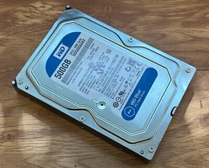 Western Digital WD Blue 500GB 3.5" SATA Hard Drive WD5000AAKX 2060-771640-003 - Picture 1 of 5