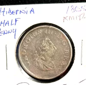 Irlanda 1805 mezzo penny KM 147,1 VF - Foto 1 di 2
