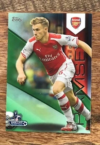 AARON RAMSEY 2014-2015 Topps Premier gold SP Green /60 - Arsenal - Picture 1 of 2