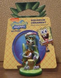 Spongebob Squarepants Squidward fish tank aquarium ornament decoration new card