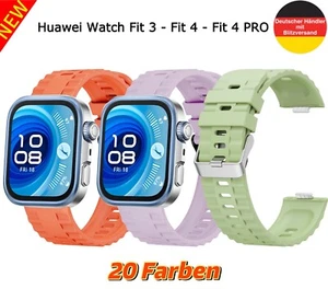 Pasek do zegarka Silikon Huawei Watch Fit 3 4 i Fit 4 PRO Bransoletka Smart Watch Zegarek - Zdjęcie 1 z 26