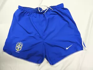 Vintage - Nike Brazil Football Soccer Shorts - CBF Brasil - Men's XL - EUC - Picture 1 of 5