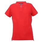 B3508 Polo Uomo Tommy Hilfiger Maglia Manica Corta Rosso T-Shirt Man