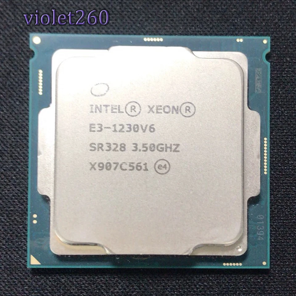 Intel Xeon E3-1230 V6 LGA1151 CPU Processor SR328 3.50 GHz Quad Cores - Image 1 of 1
